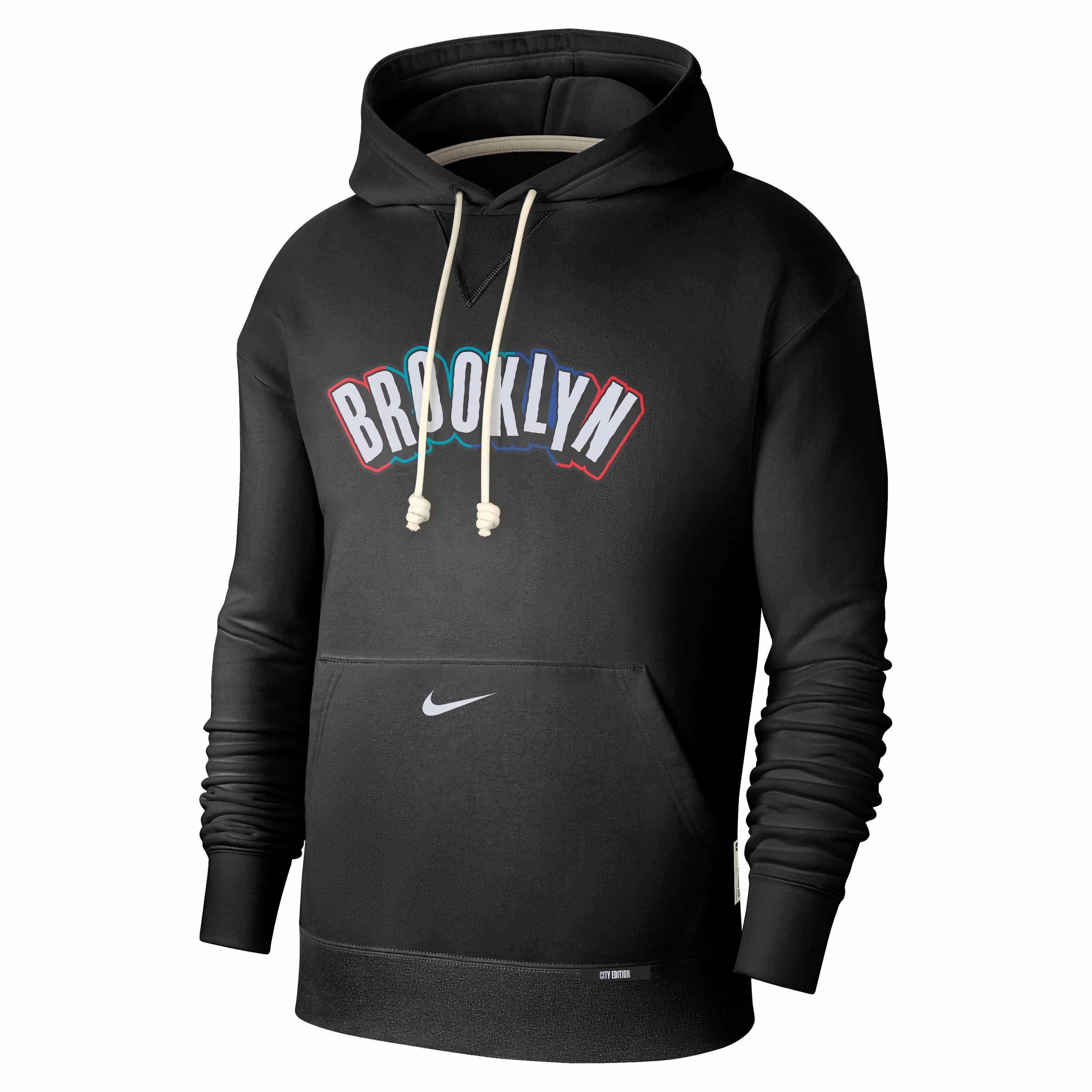 Nike Men's Dri-FIT NBA Brooklyn Nets Courtside Standard Issue CE Hoodie